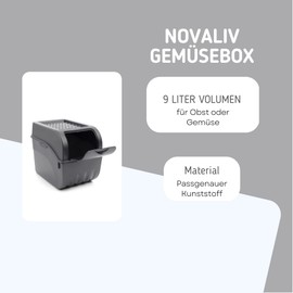 Novaliv Vegetable Box Potato Storage Container 3.5 L to 9 L