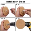 2X Car Decal Remover Eraser Wheel For Remove 3M Glue