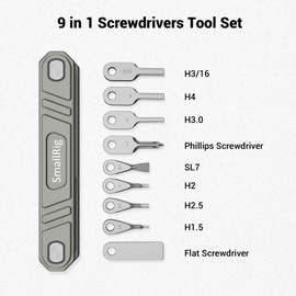 SMALLRIG TC2713 9 in 1 Folding Tool Set Multifuncitonal Tool Kit for Videographers