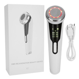 EMS Face Care Machine Photon Therapy Light Face Cleaning Skin Rejuvenation DeviceWhite