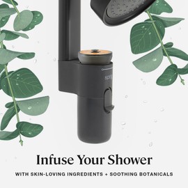 Sprig by Kohler Shower Infusion Starter Kit, Clean Aromatherapy Infused With Skin and Hair-Loving Ingredients, Matte Black