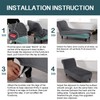 FantasDecor Funda de terciopelo para chaise longue, fundas de lujo