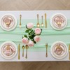 flohar 6Pack 9ft Chiffon Table Runner 14x108 Inch Sheer Romantic