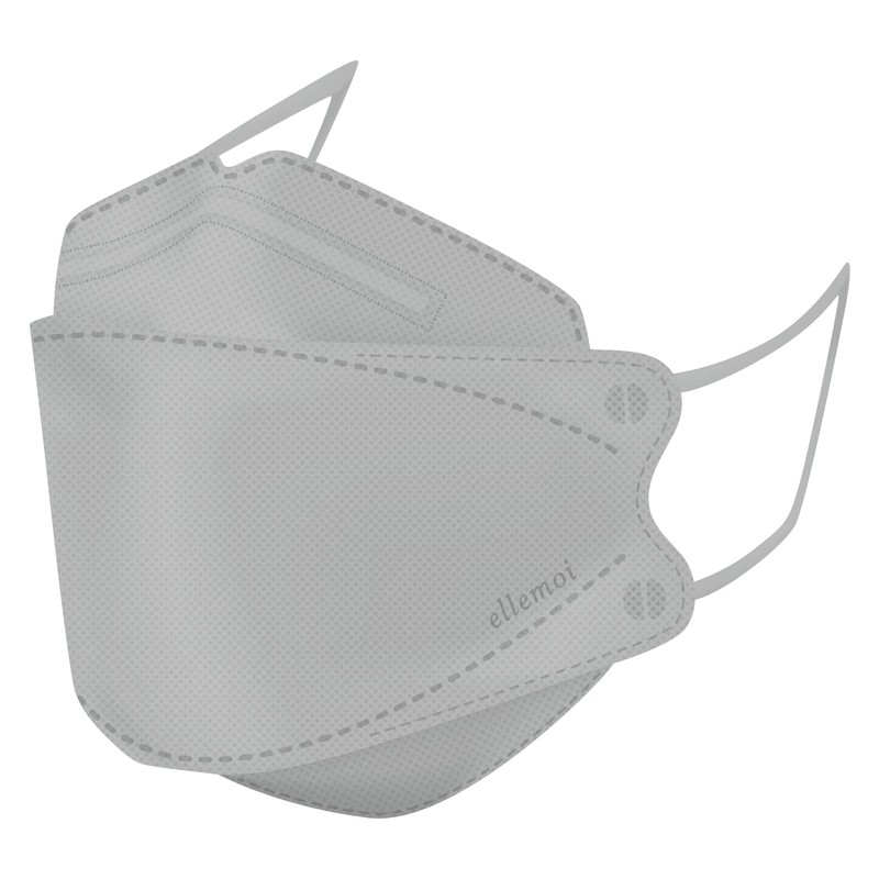 Elmore Skin Mask, Flower, Gray, 24 Pieces