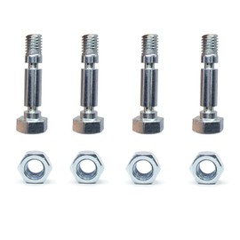 Liofairy 4-Pack M5/1/4"-20 UNC Aluminum Hex Head Grade 8 Shear Bolts for Briggs Craftsman Snow Blower Shear Pins