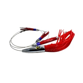 MagBay Lures High Speed Daisy Chain Savage Plomerito 12" Wahoo Lure (Red)