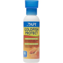 API GOLDFISH PROTECT Aquarium Water Conditioner Conditioner, White