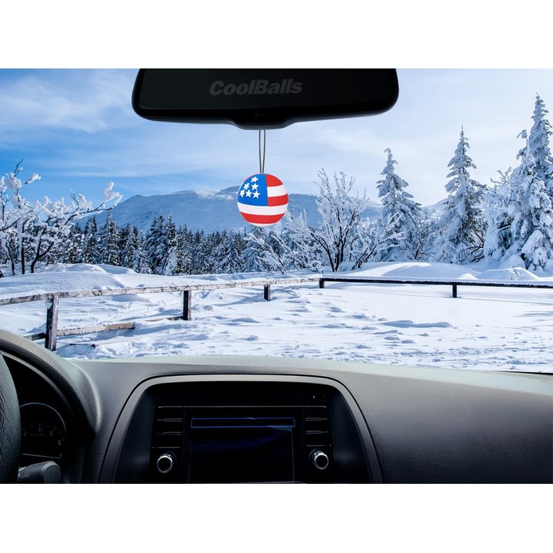 Coolballs Cool American USA Flag (2 Sided) Car, Truck, SUV
