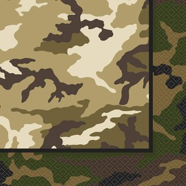 Military Army Camouflage Party Pack For 8 Guests