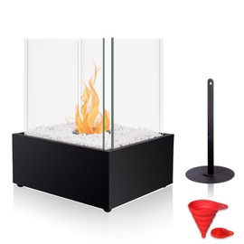 BRIAN & DANY Tabletop Fire Pit, Ethanol Table Top Firepit, Tabletop Fireplace for Indoor& Garden