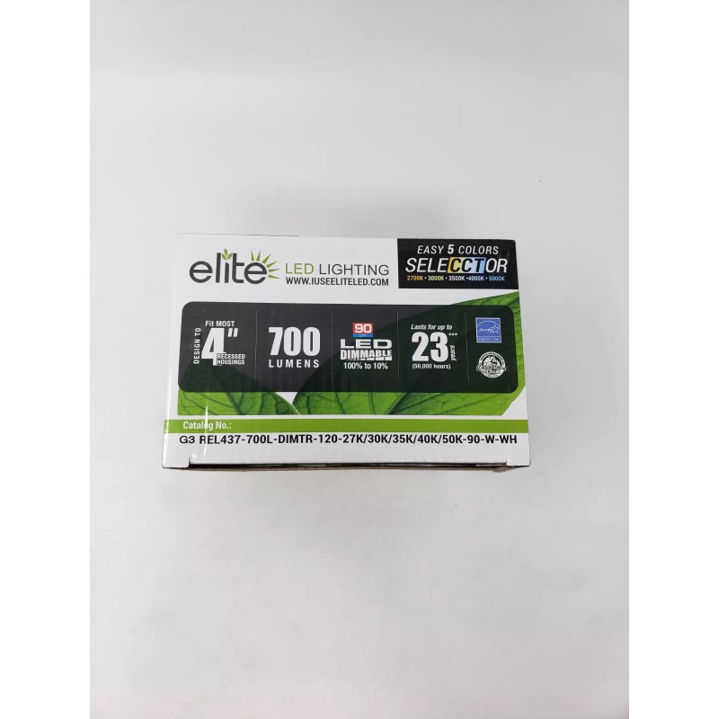 Elite LED Light 4” Round Recessed Downlight Fixture G3 Field