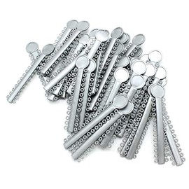 1 Pack Orthodontic Ligature Ties, Grey Elastic O-Rings Braces Rubber Bands, Dental Ties For Dental Materials (1040Pcs)