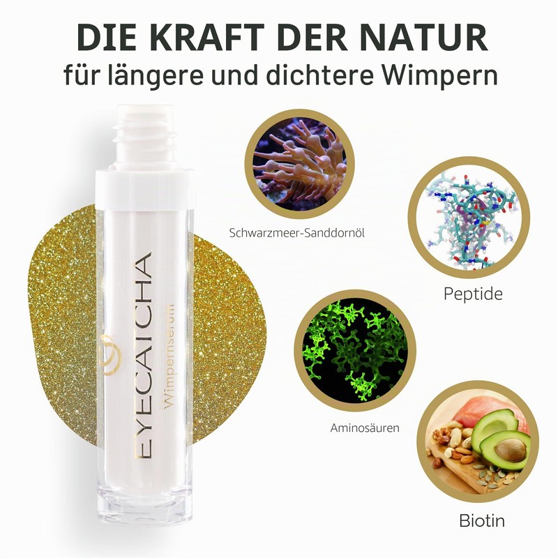 Eyecatcha Eyelash Booster Eyelash Serum Hormone-Free for Longer Eyelashes with