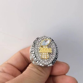 2023 Fantasy Football Championship Ring Award Prize Sport MVP Winner FFL League Champion Ring (Size 11)