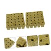 Outanaya 50pcs Hydroponics Grow Cubes Plugs for Soilless Plant Germination