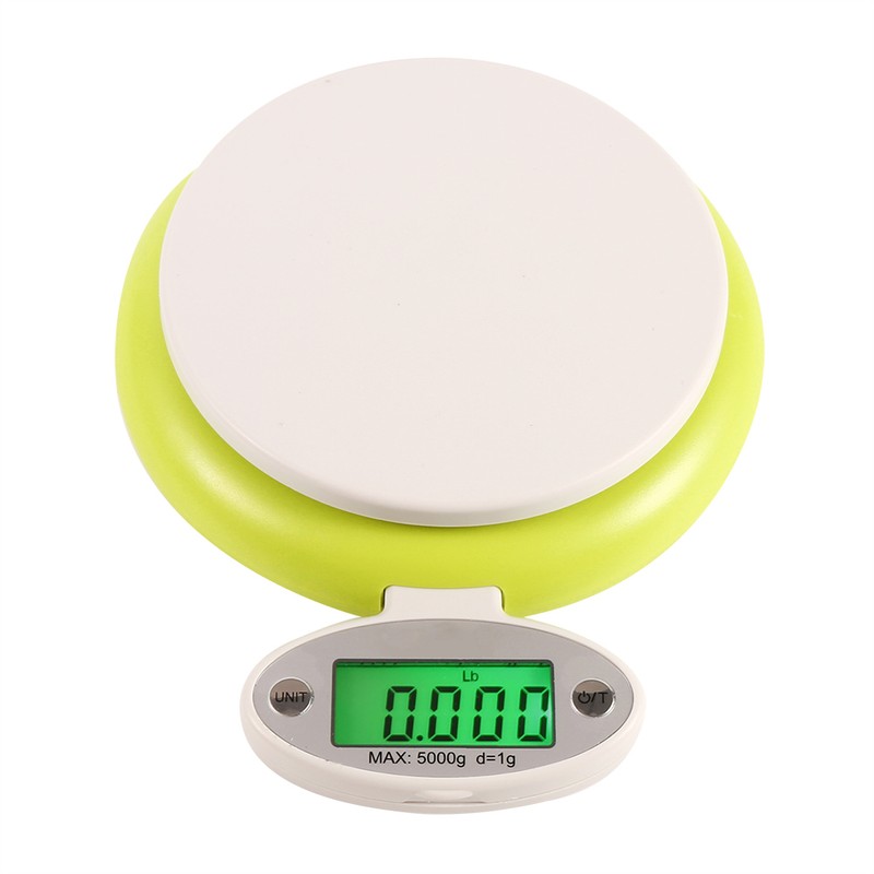 5Kg/1g LCD Display Electronic Digital Kitchen Food Scales Weighing With