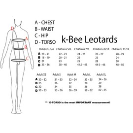 k-Bee Leotards Girl's Ombré Red White and Blue Gymnastics Leotard (Childrens 9/10)