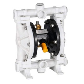 Cozyel Air-Operated Diaphragm Pump Double Diaphragm Pump 1/2 inch Inlet & Outlet, Air Diaphragm Pump Dual Diaphragm Air Pump Polypropylene 13 GPM Max 100PSI
