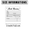Book Review Mini Sticky Notes 6Pcs Back to School Self-Stick