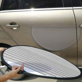 LHYUSHUN 80cm Dent Reflector Board Foldable Reflector Board Flexible Lined Striped Dent Board Reflector Panel
