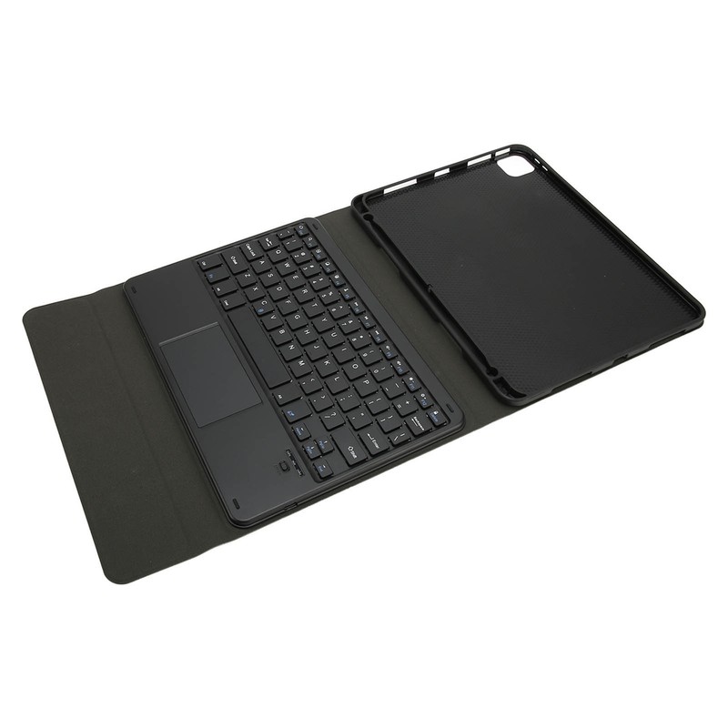 Tablet Keyboard Trackpad Magnetic Auto Sleep Kickstand Pencil Holder Wireless