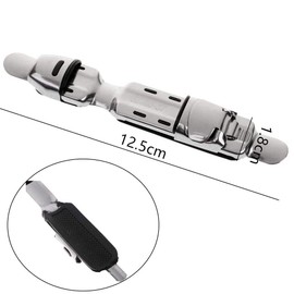 LNJLQW 8-Piece Fishing Reel Seat, Fishing Rod, Reel Seat, Stainless Steel, Suitable for Saltwater and Freshwater Use, Anti-Slip, Lightweight, Replacement