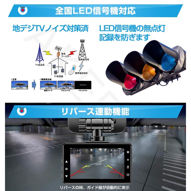 AKEEYO Dash Camera, Front and Rear Camera, Small Dash Camera,