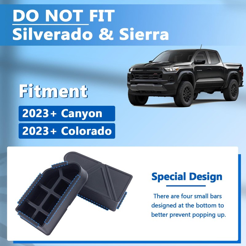 TOPINSTALL 2025 Upgraded Silicone Covers Compatible with 2023-2026 Chevy Colorado/GMC
