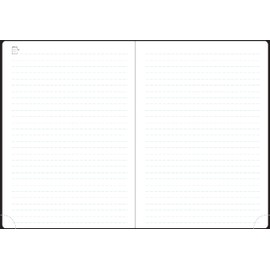 EasySlim 15x21 schwarz 2025: Kalender im Schreibtischformat