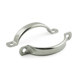 PZRT 2pcs 78mm Stainless Steel Door Handle Cabinet Drawer Hardware Solid Handles Pulls