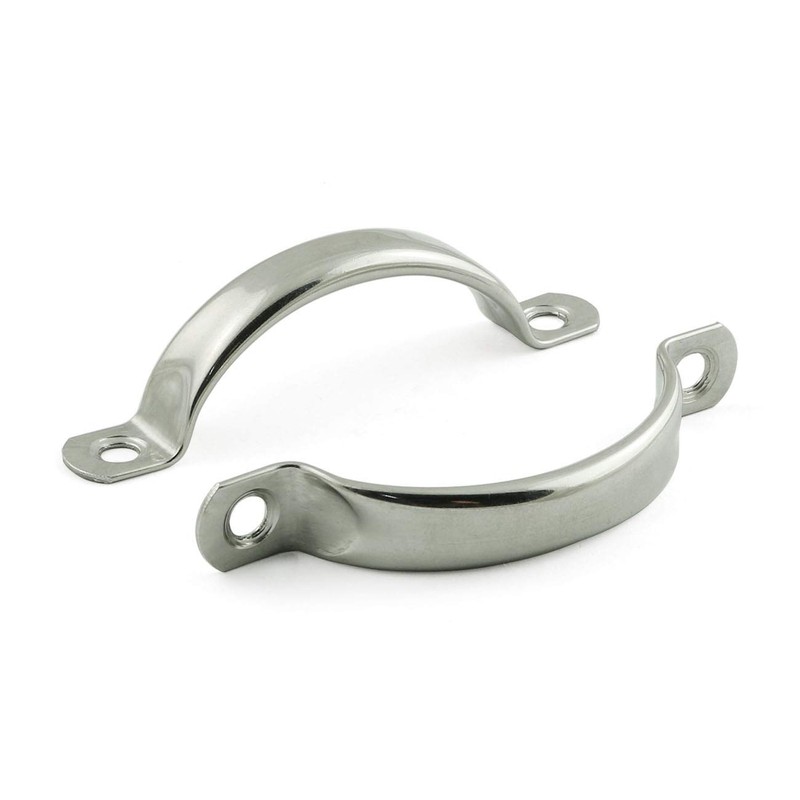 PZRT 2pcs 78mm Stainless Steel Door Handle Cabinet Drawer Hardware