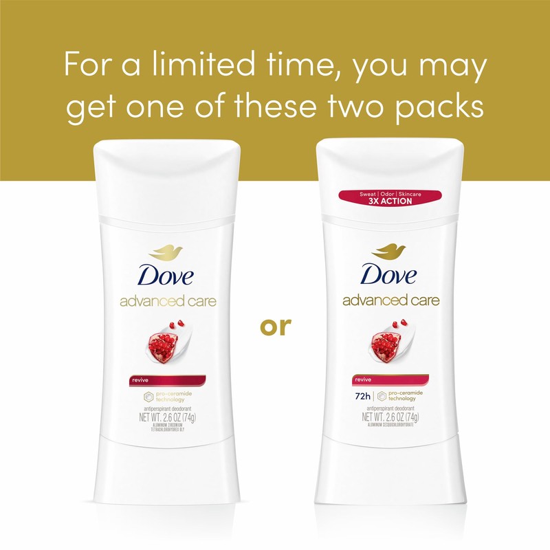 Dove Advanced Care Antiperspirant Deodorant for Women Twin Pack Revive