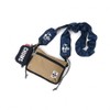 Chums Shoulder Bag, Wearable Sling Shoulder Bag, Sweat, Nylon, navy/beige,