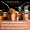 Gotham Steel Hammered Copper 14 Inch Non Stick Frying Pan