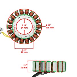 For Honda Caltric Stator & Gasket For Honda GL1100 GL1100I Goldwing Interstate 1980-1983