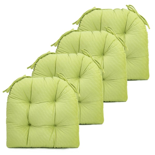 FABRICASTLE Chair Cushions Pads Non-Skid Comfortable 17" x 16" Seat