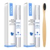 Kit Bucal 2 Lápiz Blanqueador Dientes Elimina Manchas Limpiador Dental