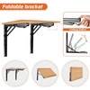 Ultrawall 24 inch Black Sturdy Folding Shelf Brackets, Heavy Duty
