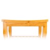 Niufaa Waterproof Bamboo Shower Bench with Shelf Wooden Spa Bath