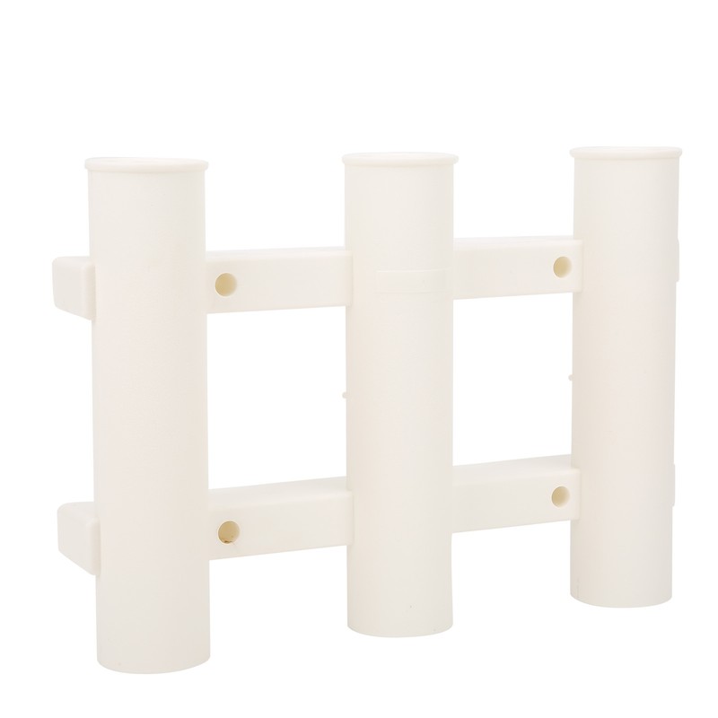 Rod Storage Holder Wall Side Mounted 3 Tube Fishing Pole