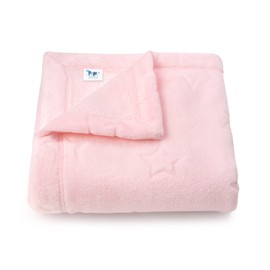 Pepi Cuddly Blanket 70 x 100 cm - Baby Blanket Fluffy 100% Polyester - Wrap Your Baby - A Blanket for Every Season - Baby Blanket Fleece - Soft and Safe for the Skin with Stars