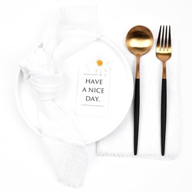 Joanlody White 6 Pack Handmade Cloth Napkins Cotton Linen Fall Napkins with Fringe Rustic Bulk Dinner Napkins for Thanksgiving Christmas Wedding Party Baby Shower