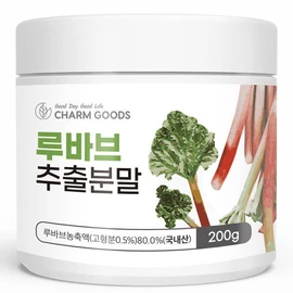 [Chamgoods] 200g container of rhubarb extract powder [rhubarb root] / [참굿즈] 루바브 추출분말 200g 1통[루바브뿌리]