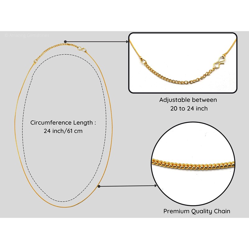 Crystal Necklace Spiral Pencil (Labradorite - Gold)