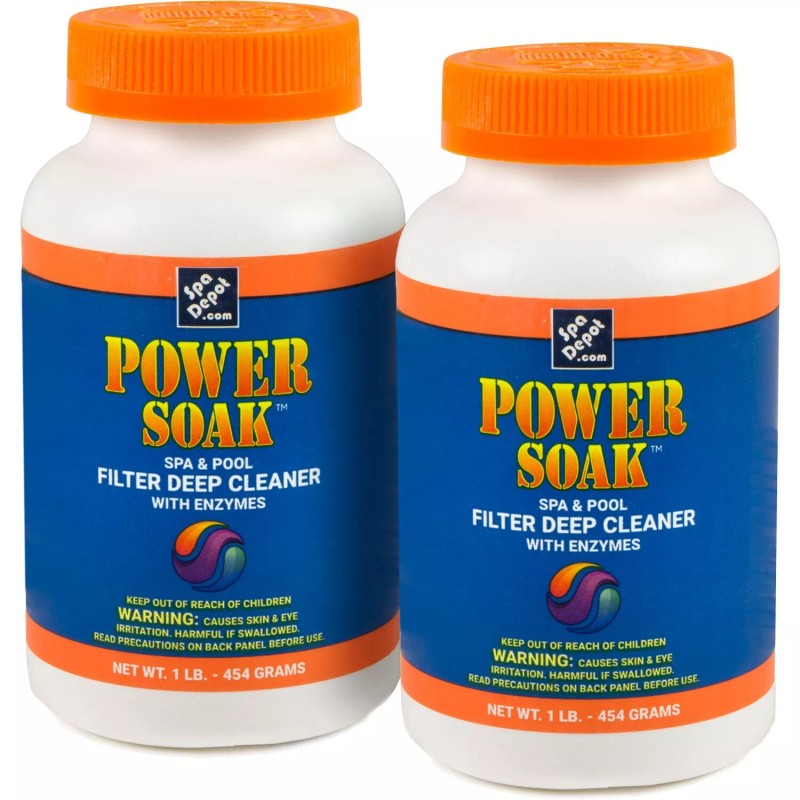 Power Soak Hot Tub Filter Cartridge Cleaner for Spa &