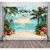Beach Christmas Tree Backdrop Photography Summer Beach Christmas Tree Decoration