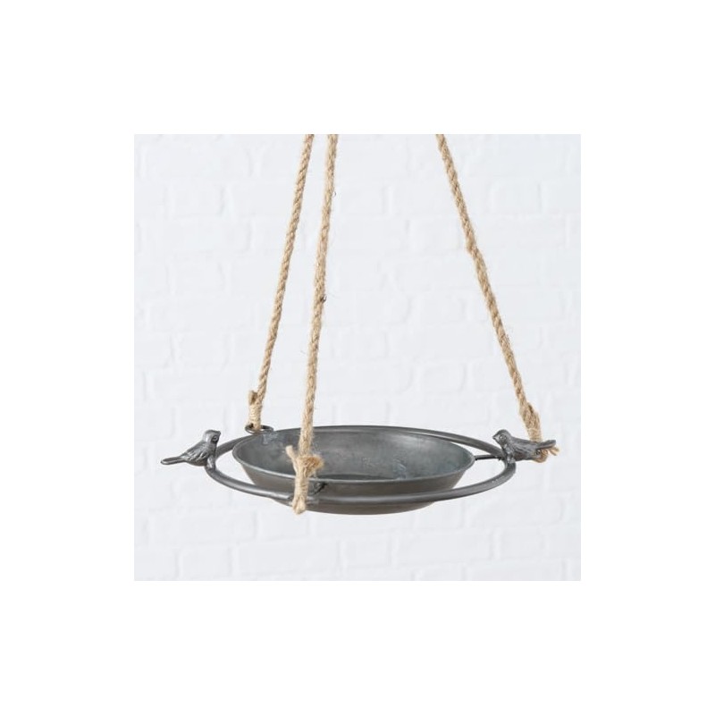 Boltze Jackson 1021540 Metal Bird Bath Hanging Diameter 25 cm