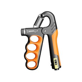 Entrenador de fuerza de agarre, fortalecedor de agarre de mano con resistencia ajustable 12-200 libras (5-100 kg), contador automático, diseño ergonóm