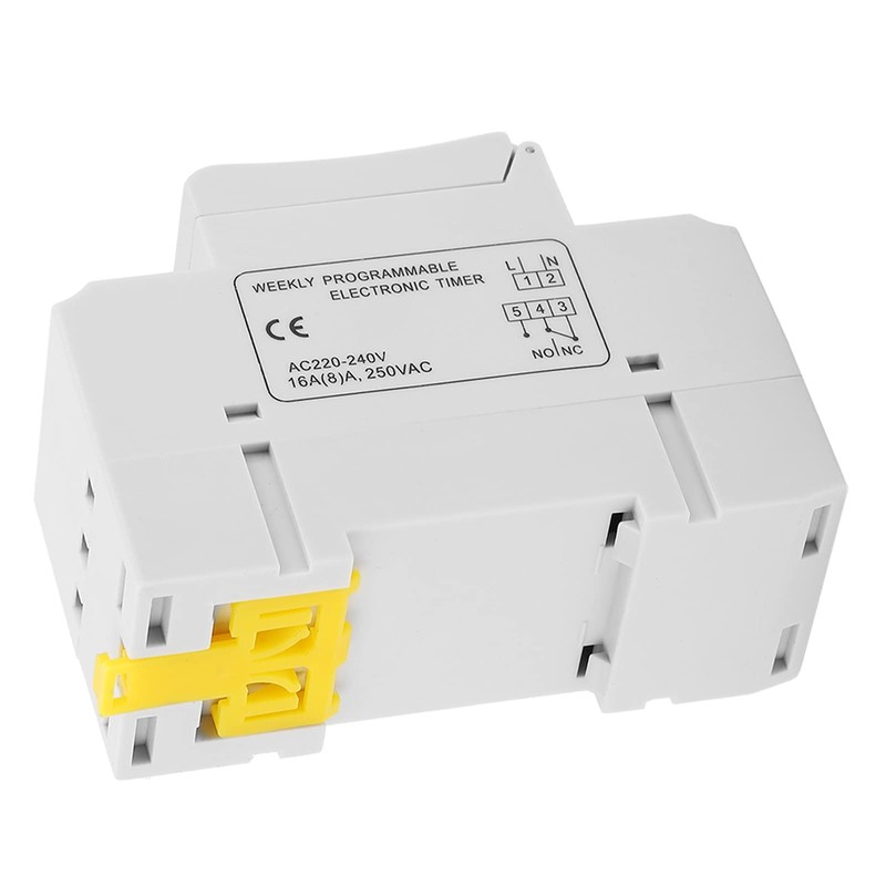 THC15A 220‑240VAC 20A DIN Rail Timer Switch, Digital Programmable Switch