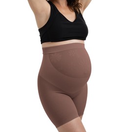 Maternity Shapewear for Women - Breathable & Anti-Chafing Pregnancy Shapewear for Belly, Back- Maternity Underwear(Mocha-Large)